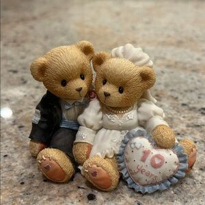 Cherished Teddies “A Decade of Teddy Bear Love” Figurine